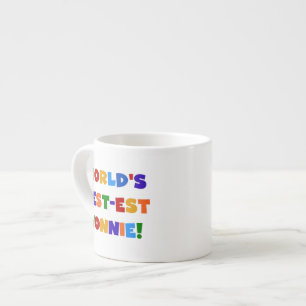 World's Best-est Nonnie Bright Colours Gifts Espresso Cup