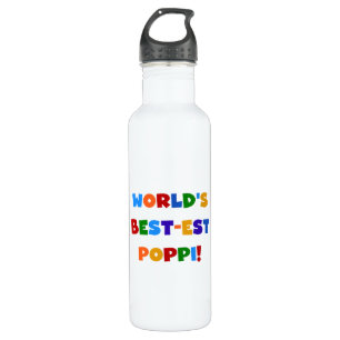 World's Best-est Poppi Bright Colours 710 Ml Water Bottle