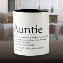 World's Best Ever Aunt, Auntie Definition