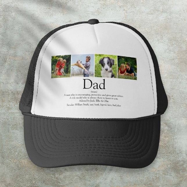 World's Best Ever Dad Father Definition Photo Fun Trucker Hat (World's Best Ever Dad Father Definition Photo Fun Trucker Hat)