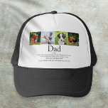 World's Best Ever Dad Father Definition Photo Fun Trucker Hat<br><div class="desc">Personalise the 4 photos and definition for your special cool dad, daddy or father to create a unique gift for Father's day, birthdays, Christmas or any day you want to show how much he means to you. A perfect way to show him how amazing he is every day. Designed by...</div>