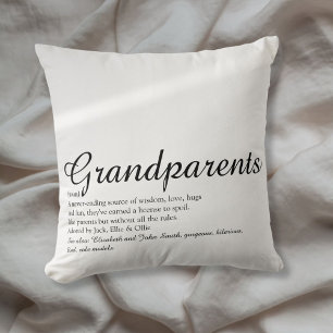 World's Best Ever Grandparents Definition Cushion