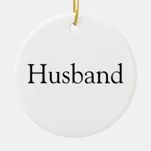 World's Best Ever Husband Definition Ceramic Tree Decoration