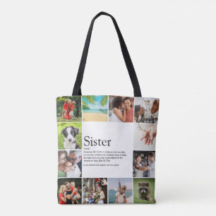 World's Best Ever Sister Definition 12 Photo Tote Bag