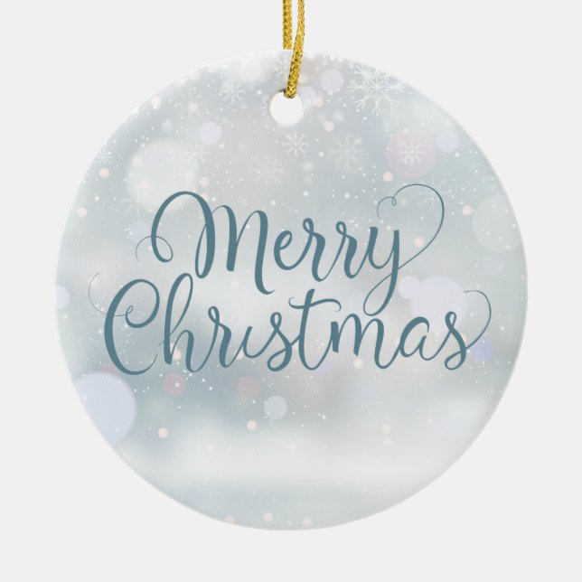 World's Best Ever Sister Definition Christmas Ceramic Tree Decoration (Front)