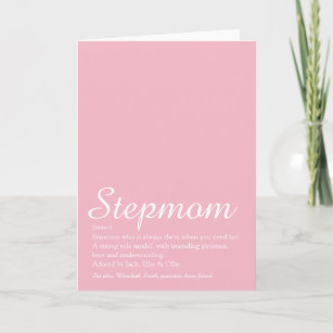 World's Best Ever Stepmom, Stepmother Definition Card