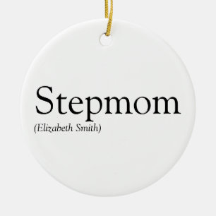 World's Best Ever Stepmom, Stepmother Definition Ceramic Tree Decoration