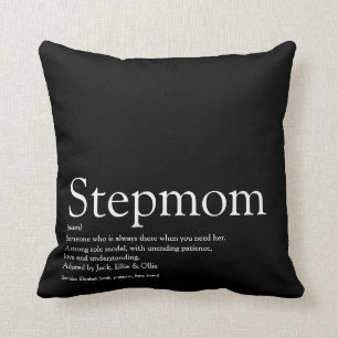 World's Best Ever Stepmom, Stepmother Definition Cushion