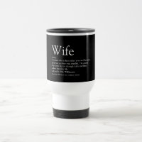 World's Best Ever Wife Definition Black and White