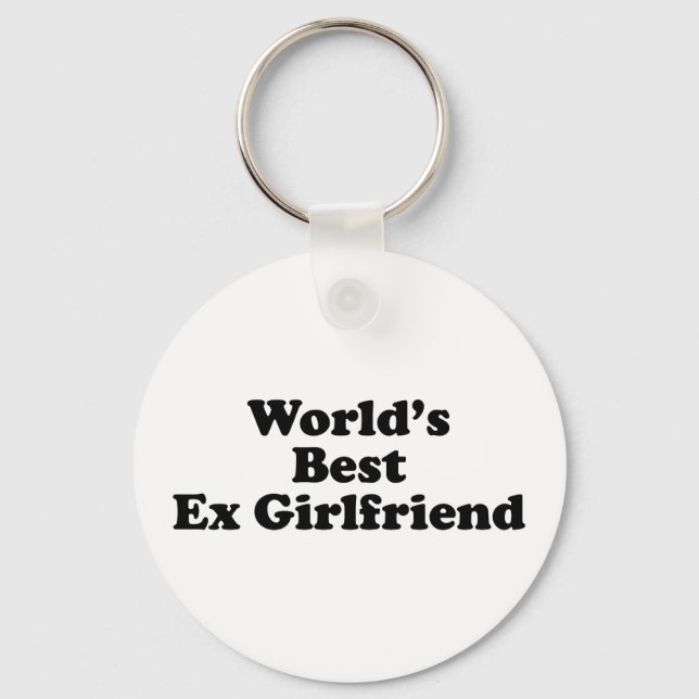 World's Best Ex Girlfriend Key Ring (Front)