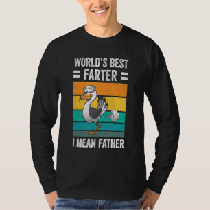 World's Best Farter Dad Jokes Seagull Father Fart T-Shirt