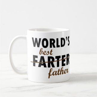 WORLD'S BEST FARTER FUNNY FATHER'S DAY COFFEE MUG