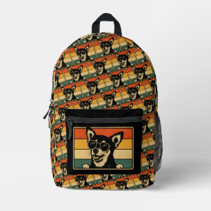 World's Best Farter I Mean Father Funny Dad Dog Printed Backpack