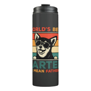 World's Best Farter I Mean Father Funny Dad Dog Thermal Tumbler