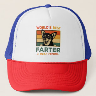 World's Best Farter I Mean Father Funny Dad Dog Trucker Hat