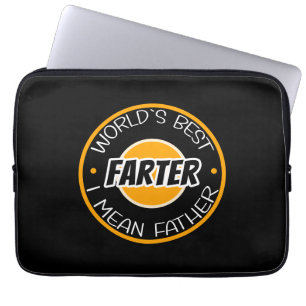 World's Best Farter I Mean Father Laptop Sleeve