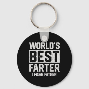 Worlds Best Farter I Mean Father Mens Fathers Day Key Ring