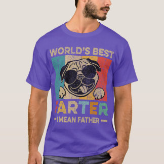 Worlds Best Farter I Mean Father Mens Fathers Day  T-Shirt