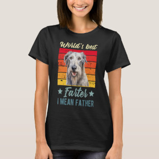 World's Best Farter I Mean Father Scottish Deerhou T-Shirt
