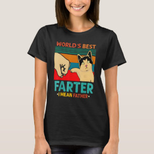 Worlds Best Farter I Mean Father Shirt Best Cat Da