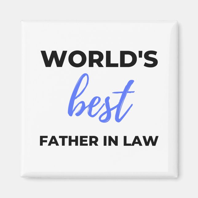 World's Best Father In Law 2 Magnet (Front)