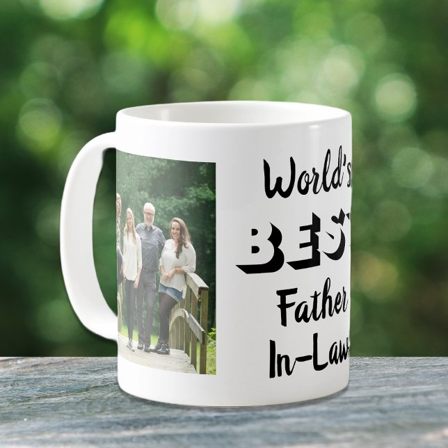 World's Best Father-in-Law Photos Personalised Coffee Mug (Creator Uploaded)