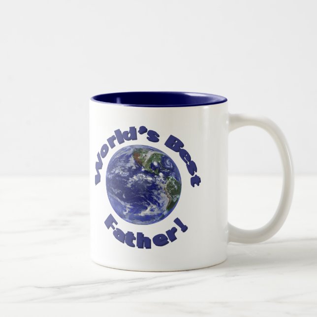 World's Best Father Two-Tone Coffee Mug (Right)