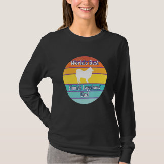 World's Best Finnish Lapphund Dad T-Shirt