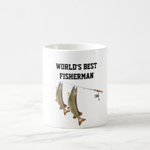 **WORLD'S BEST FISHERMAN" COFFEE MUG