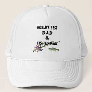 Worlds Best Fishing Dad Trucker Hat
