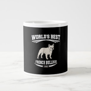 Worlds Best French Bulldog Dog Dad Owner Lover Large Coffee Mug