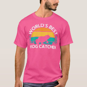 World'S Best Frog Catcher Boys Girls Frog Hunter T-Shirt