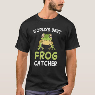 World's Best Frog Catcher Hunter Amphibian Catchin T-Shirt