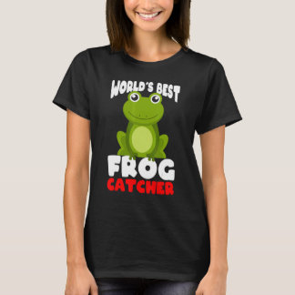 Worlds best frog catcher kids boy and girls T-Shirt