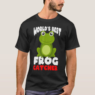 Worlds best frog catcher kids boy and girls T-Shirt