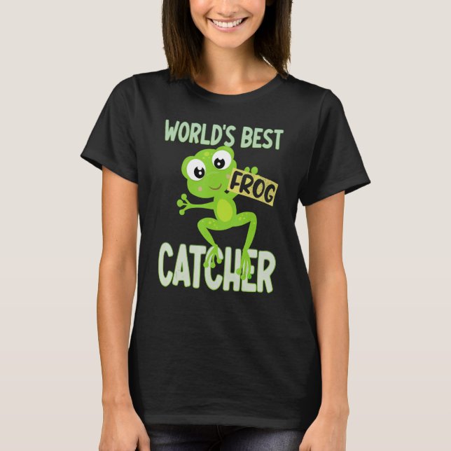 World's Best Frog Catcher Tees Boys Girls Kids Fro (Front)