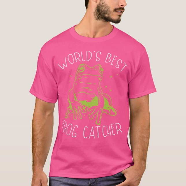 World'S Best Frog Catcher Toad Animals Frog Whispe T-Shirt (Front)