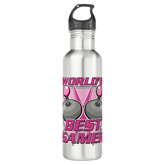 World's Best Gamer 710 Ml Water Bottle (Front)