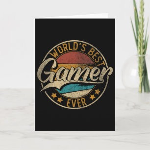 Worlds Best Gamer Game For Boys Card