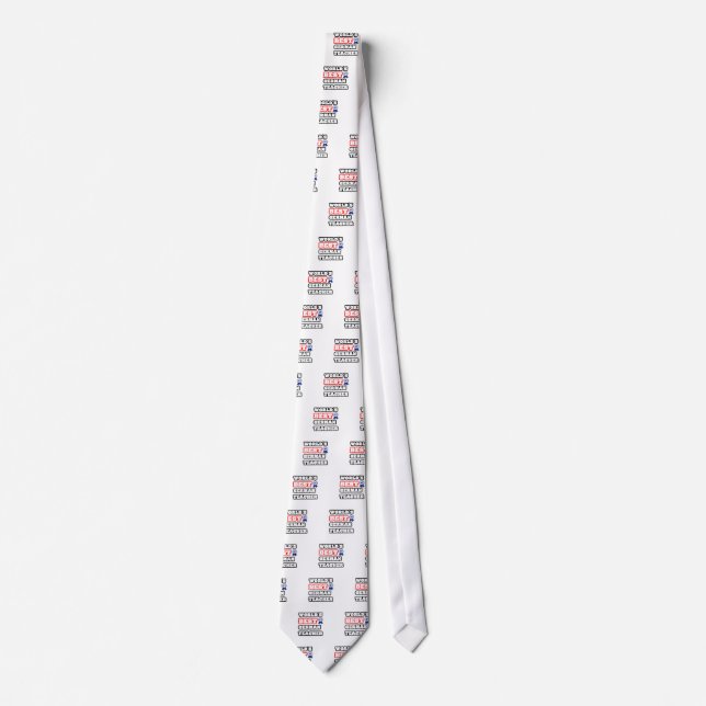 World's Best German Teacher Tie (Front)