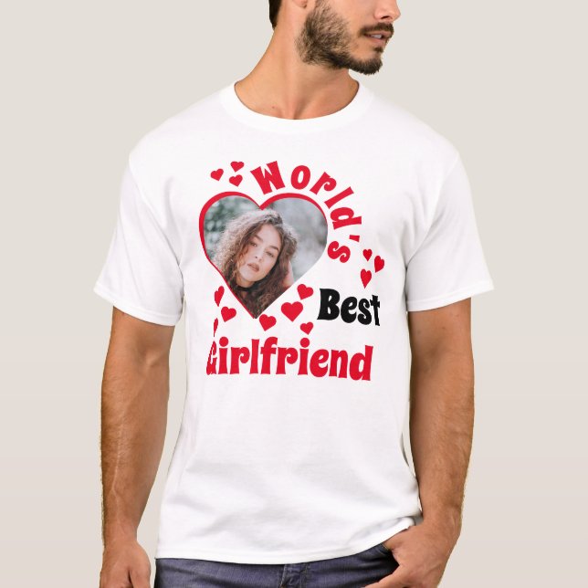 World's Best Girlfriend Custom T-Shirt (Front)