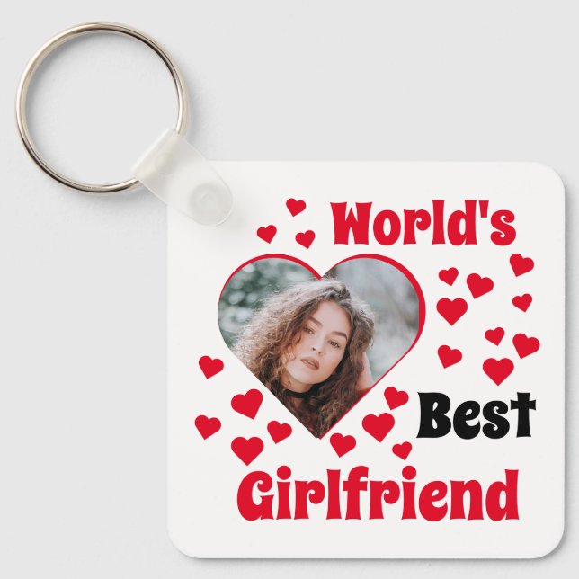 World's Best Girlfriend Key Ring (Front)