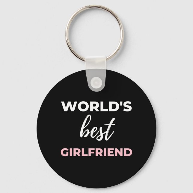 World's Best Girlfriend Key Ring (Front)
