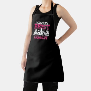 World's Best Girls Gymnastics Coach Apron