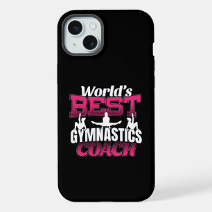 World's Best Girls Gymnastics Coach iPhone 15 Plus Case