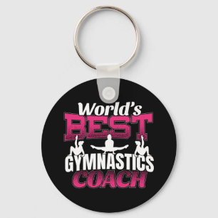 World's Best Girls Gymnastics Coach Key Ring