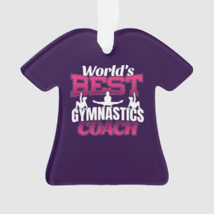 World's Best Girls Gymnastics Coach Ornament