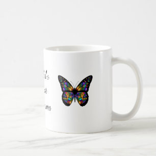 'World's Best Glamma' Butterflies Coffee Mug