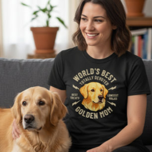 World's Best Golden Retriever Mom T-Shirt