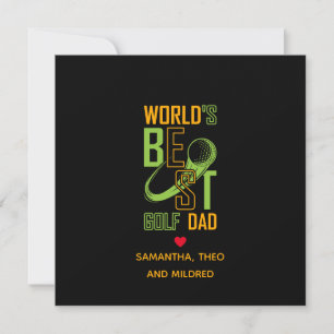 World's Best Golf  Dad   Dad Gifts